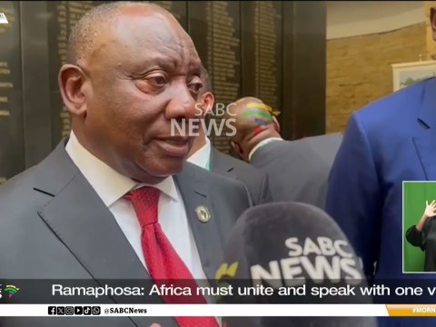 Africa must unite, speak with one voice: Ramaphosa Africa must unite, speak with one voice: Ramaphosa