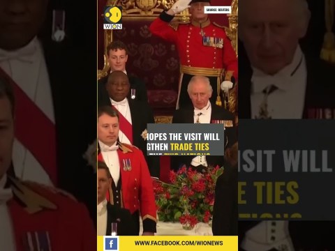 King Charles hosts South African President Cyril Ramaphosa at Buckingham Palace| English News| WION King Charles hosts South African President Cyril Ramaphosa at Buckingham Palace| English News| WION