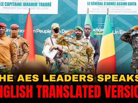 Ibrahim Traore , Assimi Goita and General Tchiane speaks || AES leaders English Interviews Ibrahim Traore , Assimi Goita and General Tchiane speaks || AES leaders English Interviews