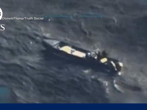 US military bombs small boat in the Caribbean US military bombs small boat in the Caribbean