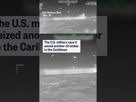 The U.S. military says it seized another oil tanker in the Caribbean The U.S. military says it seized another oil tanker in the Caribbean