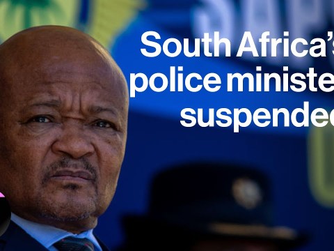 South Africa’s Ramaphosa Suspends Police Minister South Africa’s Ramaphosa Suspends Police Minister