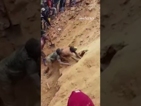 Nine Congolese miners escape from collapsed gold mine | ABC News Nine Congolese miners escape from collapsed gold mine | ABC News