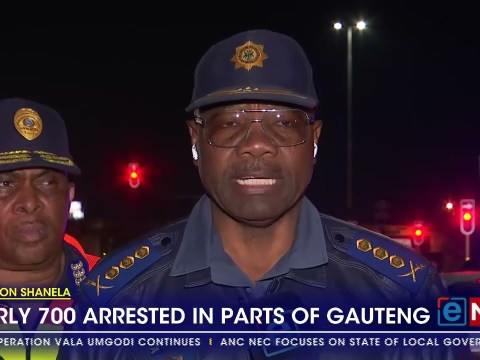 Nearly 700 arrested in Joburg overnight Nearly 700 arrested in Joburg overnight