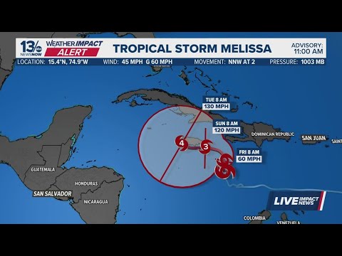 Tropical Storm Melissa has potential to devastate Jamaica Tropical Storm Melissa has potential to devastate Jamaica