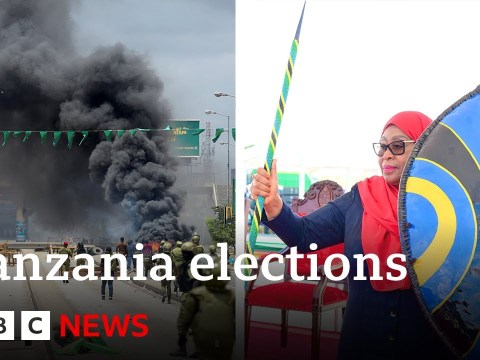 Tanzanian President Samia Suluhu Hassan sworn in as hundreds feared dead in unrest | BBC News Tanzanian President Samia Suluhu Hassan sworn in as hundreds feared dead in unrest | BBC News