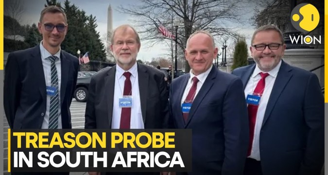 Treason Probe Against South African Lobbyists | World News | WION Treason Probe Against South African Lobbyists | World News | WION