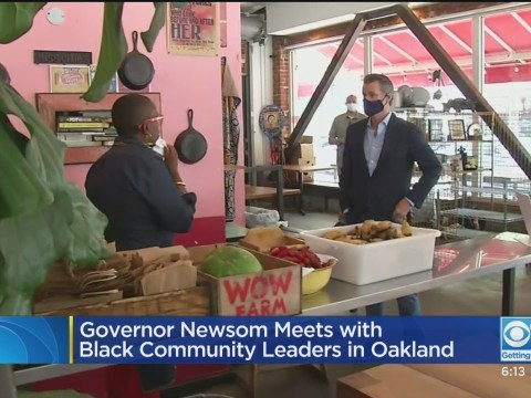 Governor Newsom Meets With Black Community Leaders In Oakland Governor Newsom Meets With Black Community Leaders In Oakland
