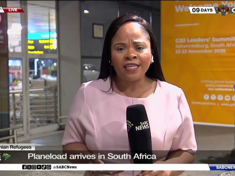 Palestinian Refugees | Planeload arrives in South Africa: Chriselda Lewis updates Palestinian Refugees | Planeload arrives in South Africa: Chriselda Lewis updates