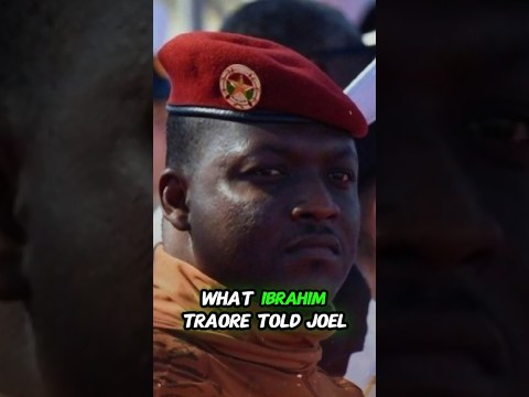 This Conversation Between Ibrahim Traoré and Joel Osteen Will Open Your Eyes This Conversation Between Ibrahim Traoré and Joel Osteen Will Open Your Eyes