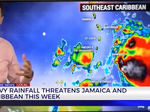 Heavy Rainfall Threatens Jamaica and Caribbean This Week | TVJ News Heavy Rainfall Threatens Jamaica and Caribbean This Week | TVJ News