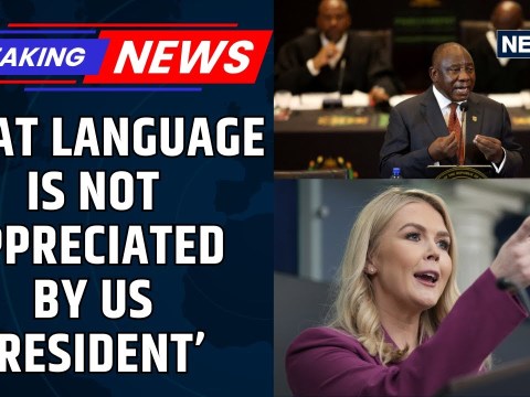 G20 Summit South Africa: Leavitt Slams South African Prime Minster | US Boycotts G20 | News18 G20 Summit South Africa: Leavitt Slams South African Prime Minster | US Boycotts G20 | News18