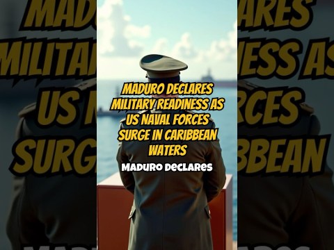 Maduro Declares Military Readiness as US Naval Forces Surge in Caribbean Waters Maduro Declares Military Readiness as US Naval Forces Surge in Caribbean Waters