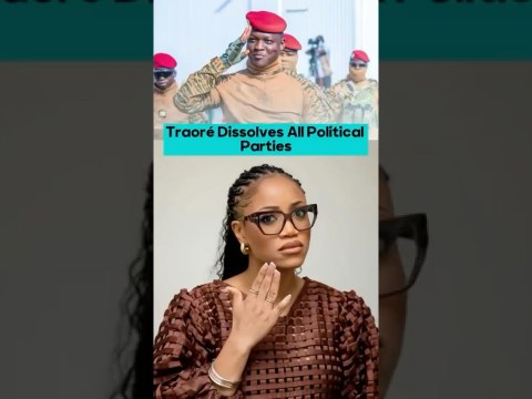 Ibrahim Traore dissolves all parties, scrapping political laws as power tightens. Fast-moving! Ibrahim Traore dissolves all parties, scrapping political laws as power tightens. Fast-moving!