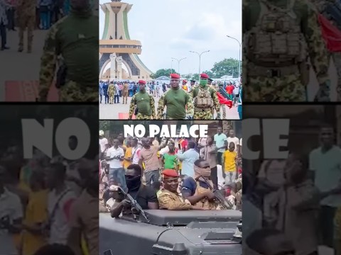 Ibrahim Traore – No palace No cars. Building a nation. Ibrahim Traore – No palace No cars. Building a nation.