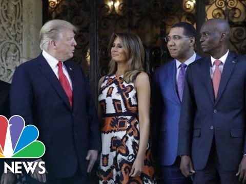 Trump Meets With Caribbean Leaders At Mar-A-Lago | NBC News Trump Meets With Caribbean Leaders At Mar-A-Lago | NBC News