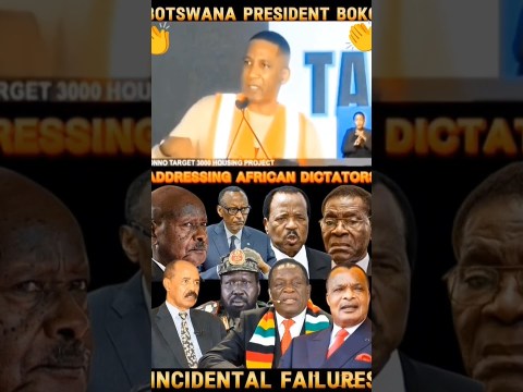 THESE AFRICA’S DICTATORS ARE WONDERING IF SOMETHING IS WRONG WITH PRESIDENT DUMA BOKO OF BOTSWANA THESE AFRICA’S DICTATORS ARE WONDERING IF SOMETHING IS WRONG WITH PRESIDENT DUMA BOKO OF BOTSWANA