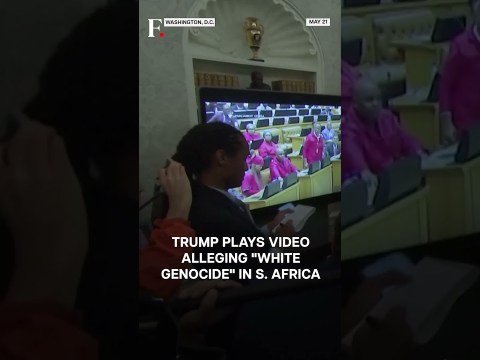 Watch: Trump Ambushes South Africa’s Ramaphosa with “White Genocide” Video | N18G Watch: Trump Ambushes South Africa’s Ramaphosa with “White Genocide” Video | N18G