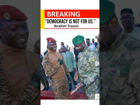“Democracy is not for us” — Ibrahim Traoré “Democracy is not for us” — Ibrahim Traoré