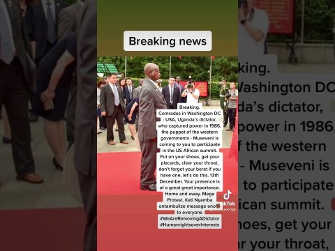 Breaking news, Ugandans in the USA, Washington DC. #bobiwine #Jbmuwonge #Museveni mustgo Breaking news, Ugandans in the USA, Washington DC. #bobiwine #Jbmuwonge #Museveni mustgo