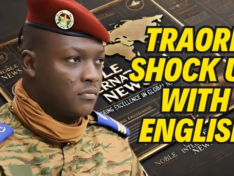 Burkina Faso Leader Ibrahim Traoré Delivers Unforgettable English Speech, Shocking the West Burkina Faso Leader Ibrahim Traoré Delivers Unforgettable English Speech, Shocking the West