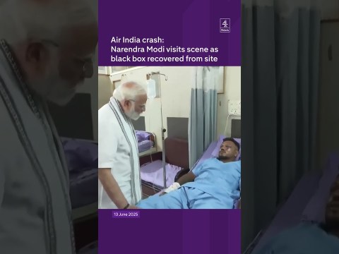 Air India crash: Narendra Modi visit scene as black box recovered from site Air India crash: Narendra Modi visit scene as black box recovered from site