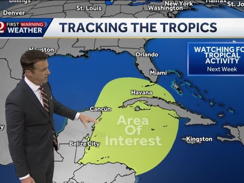 Models show tropical development in Caribbean next week Models show tropical development in Caribbean next week
