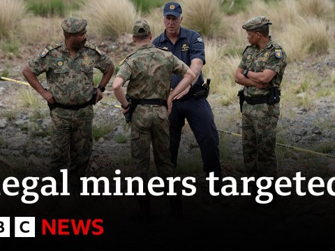South Africa cuts supplies to thousands of illegal miners hiding underground | BBC News South Africa cuts supplies to thousands of illegal miners hiding underground | BBC News
