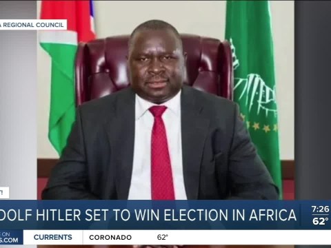 Politician named Adolf Hitler set to win election in southwestern Africa? Politician named Adolf Hitler set to win election in southwestern Africa?