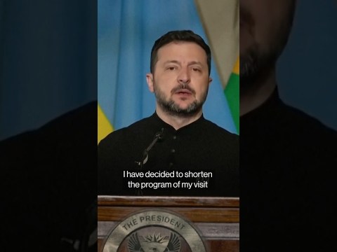 Zelenskiy Cuts Short South Africa Trip After New Russian Attacks Zelenskiy Cuts Short South Africa Trip After New Russian Attacks