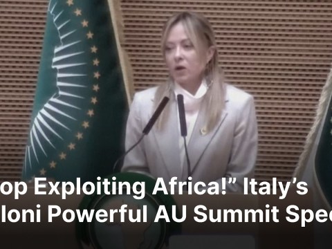 FULL SPEECH: Italy’s Meloni Exposes Africa’s Debt Trap and Urgent Migration Crisis at AU Summit|AC1B FULL SPEECH: Italy’s Meloni Exposes Africa’s Debt Trap and Urgent Migration Crisis at AU Summit|AC1B