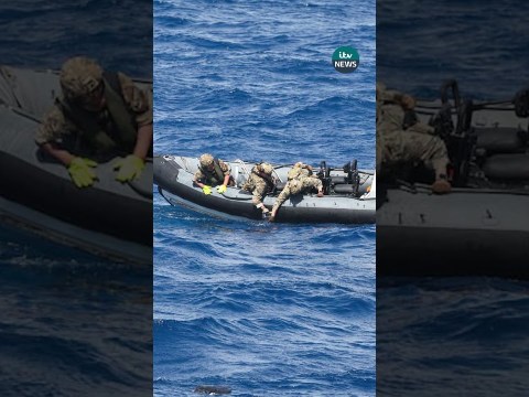 Royal Navy warship seizes more than £40m of cocaine in Caribbean Sea #itvnews Royal Navy warship seizes more than £40m of cocaine in Caribbean Sea #itvnews