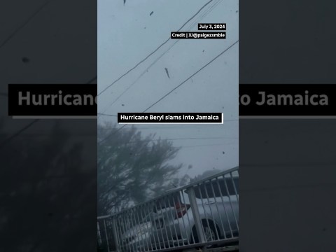 Hurricane Beryl slams into Jamaica Hurricane Beryl slams into Jamaica