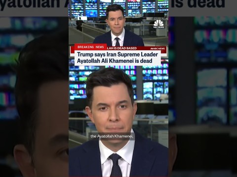 President Trump says Iran Supreme Leader Ayatollah Ali Khamenei is dead President Trump says Iran Supreme Leader Ayatollah Ali Khamenei is dead