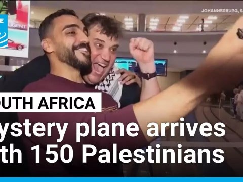 South Africa to probe mystery of a plane that arrived with more than 150 Palestinians from Gaza South Africa to probe mystery of a plane that arrived with more than 150 Palestinians from Gaza