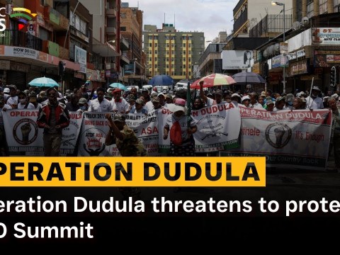 Operation Dudula threatens to protest at G20 Summit Operation Dudula threatens to protest at G20 Summit