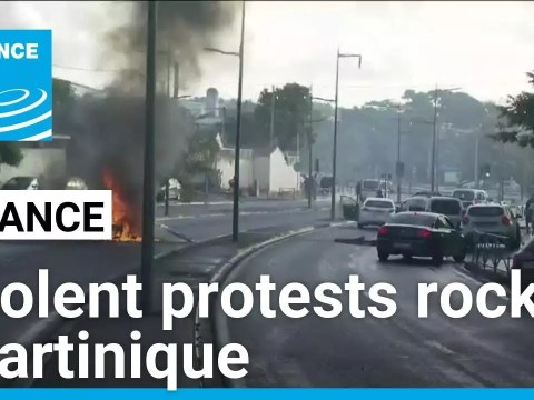 Protests over rising costs of living turn violent in French Caribbean island of Martinique Protests over rising costs of living turn violent in French Caribbean island of Martinique