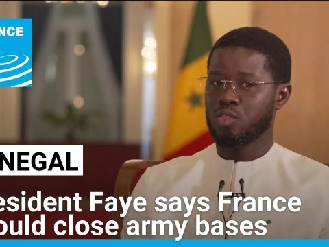 Senegal president says France should close army bases in country • FRANCE 24 English Senegal president says France should close army bases in country • FRANCE 24 English