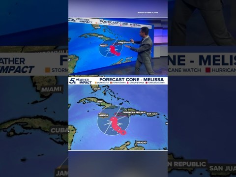 Tropical Storm Melissa forecast to be a hurricane in the Caribbean later this week Tropical Storm Melissa forecast to be a hurricane in the Caribbean later this week