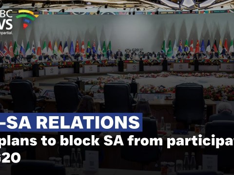 US plans to block SA from participating in G20 US plans to block SA from participating in G20