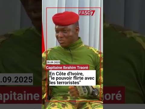 La Côte d’Ivoire, base arrière pour déstabiliser le Burkina Faso ? Capitaine Ibrahim Traoré répond La Côte d’Ivoire, base arrière pour déstabiliser le Burkina Faso ? Capitaine Ibrahim Traoré répond