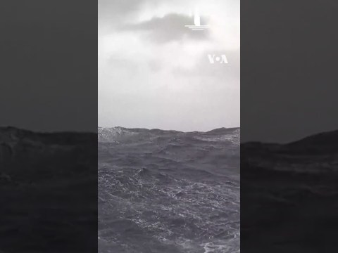 ‘Saildrone’ vessel captures massive waves inside Hurricane Beryl | VOA News #shorts ‘Saildrone’ vessel captures massive waves inside Hurricane Beryl | VOA News #shorts