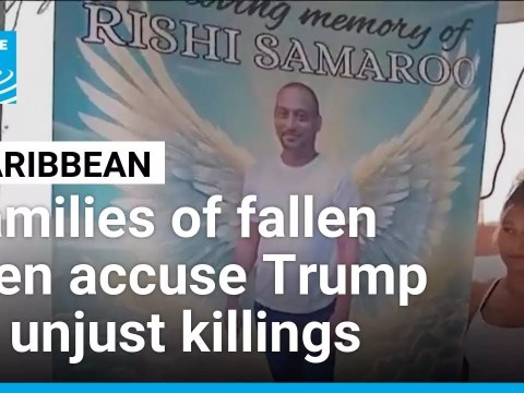 Tensions rise in Caribbean as families of fallen men accuse Trump of unjust killings • FRANCE 24 Tensions rise in Caribbean as families of fallen men accuse Trump of unjust killings • FRANCE 24