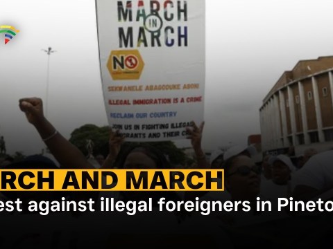 March and March protest against illegal foreigners March and March protest against illegal foreigners