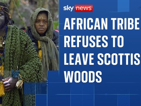 ‘African tribe’ camping in Scottish woods stays put despite council’s eviction deadline ‘African tribe’ camping in Scottish woods stays put despite council’s eviction deadline