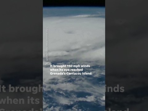 Hurricane Beryl becomes earliest Category 5 hurricane in history #Shorts Hurricane Beryl becomes earliest Category 5 hurricane in history #Shorts