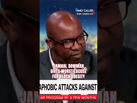 Jamaal Bowman Gives INSANE Excuse for Obesity in Black Community… Jamaal Bowman Gives INSANE Excuse for Obesity in Black Community…