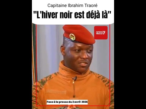Capitaine Ibrahim Traoré : “L’hiver noir, le vent a commencé à souffler …” Capitaine Ibrahim Traoré : “L’hiver noir, le vent a commencé à souffler …”