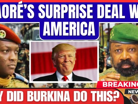 TRAORE’S SURPRISE DEAL WITH AMERICA TRAORE’S SURPRISE DEAL WITH AMERICA