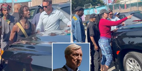 Protester pulls knife on Tom Steyer staffer at LA campaign event — as wild video shows angry activists confronting billionaire Protester pulls knife on Tom Steyer staffer at LA campaign event — as wild video shows angry activists confronting billionaire